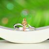 Music Note Heart of Treble and Bass Fashion for Women Silver Color Ring Female Bohemian Wedding Gifts Stainless Steel