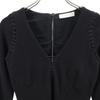 ALTUZARRA wool Long sleeve one piece black Women Used
