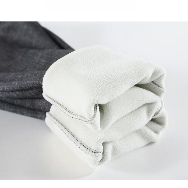 Herbst Winter Frauen Lammwolle Warme Leggings Hohe Elastische Sexy Dicke Thermische Dünne Hosen