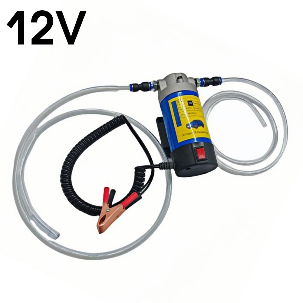 12V/24V Portable Oil Pump Electric Gear Oil Extractor Oil Transfer Pump With Outlet Hose For Cars Motorcycles Marine