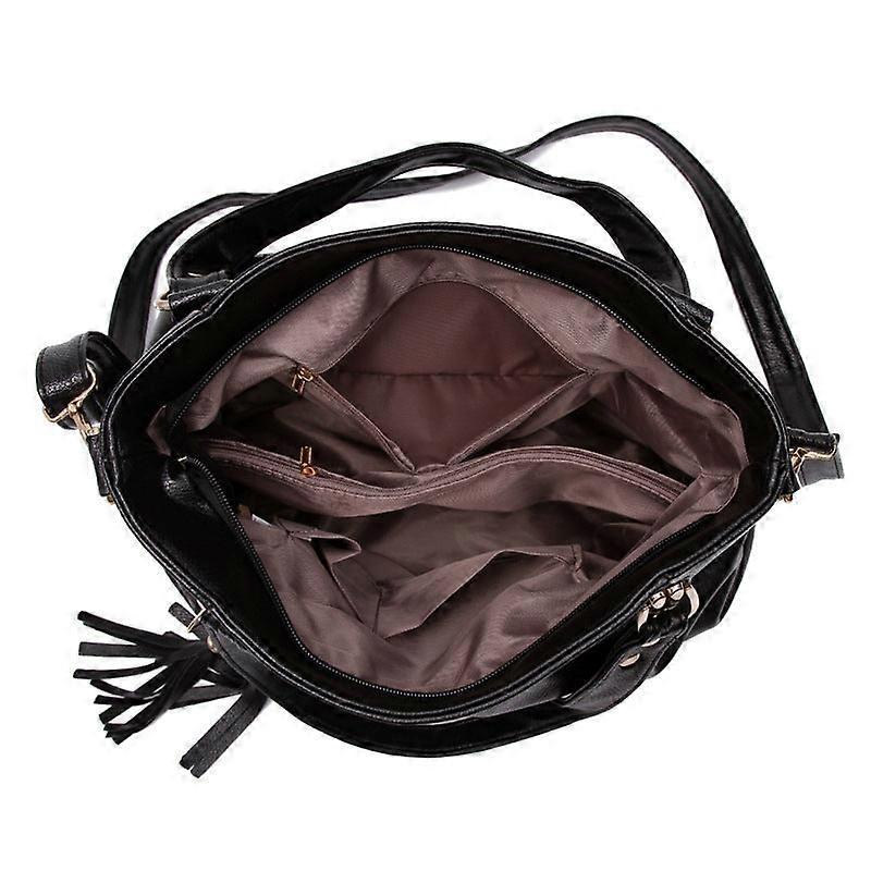 Women Ladies Handbag Shoulder Crossbody Bag Soft Leather Big Bag