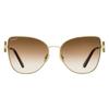 Salvatore Ferragamo Ferragamo Women S cryStal Gancini SunglaSSeS Sf296Sr 703 Gold Maroon 60mm 703
