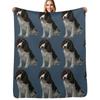 Springer Spaniel Inglés, Dog Bobby Throw Blanket Luxurious Soft Blanket Holiday Gift for Family