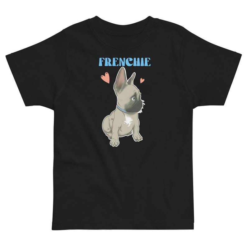 Toddler Frenchie Dog Graphic Jersey T-Shirt 110