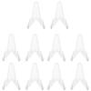 BAAU 10 Stück Acryl Münzdisplay Ständer Halter Kleine Münzen Staffelei Halter Für Karten Sammlerstück Challenge Münz Kapsel Medaillen Ständer