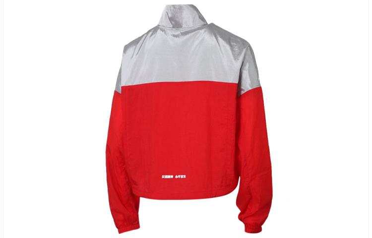 adidas Jackets Women's Red Gray Multicolor Stand Collar Moderate Other GJ9021