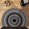 Half Circle Carpet Entrance Door Mat Household Door Non Slip Mat Dirt Resistant and Can Be Cut