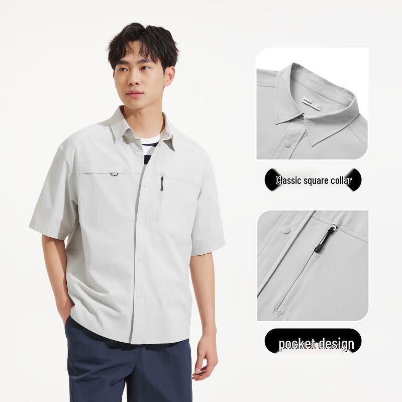 Hotwind Men's Summer Workwear Short-Sleeve Shirt