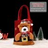 Material Gift Bags Animal Design Handheld Style Candy Bags Apple Candy Print Christmas Decoration Storage Bags Children Party
