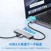 Hub with 4K HDMI Video PD 100W Fast USB Data and SD TF Card HDMI Type C Adapter for Working from No Setup Compatible with MacBook iPad Surface and