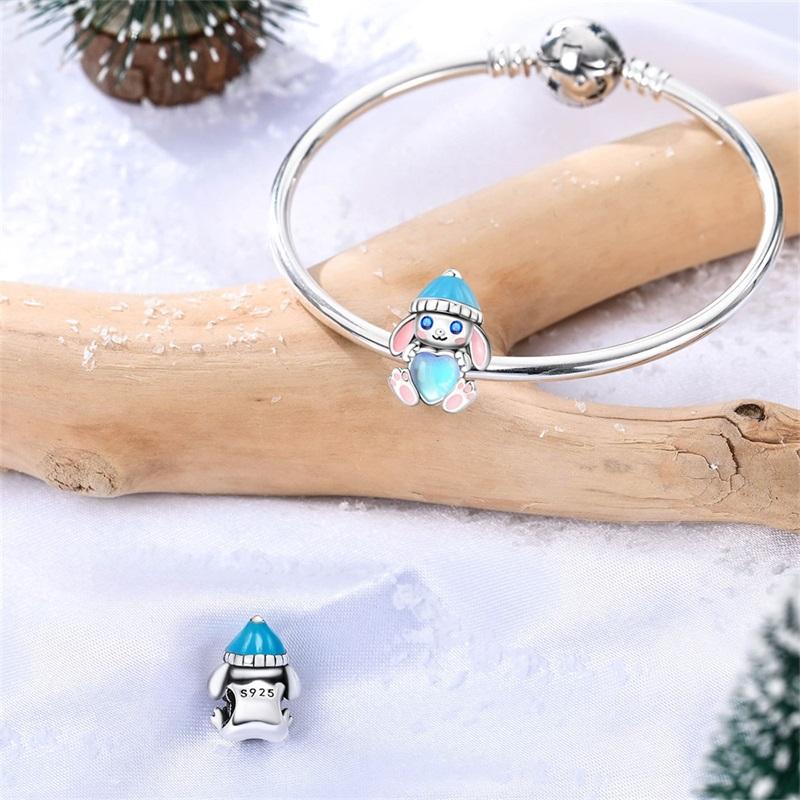 New Copper Christmas Series Bead Women'S Holiday Jewelry Gift Suitable For Diy Original Pendant