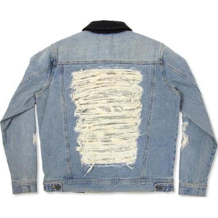 Puma Casual Sports Polo Denim Jacket Outdoor Jacket Men Jacket Blue 575588-77