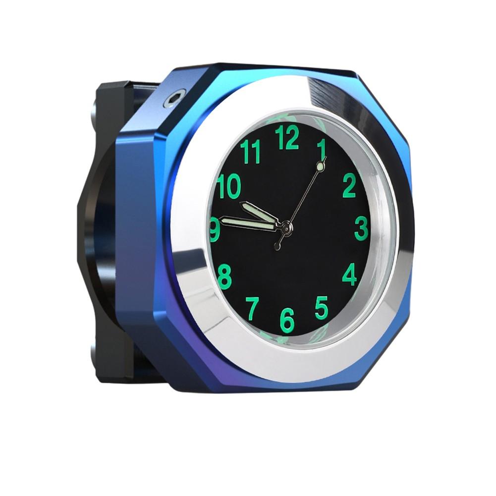 

3,3 см Диаметр Часы на руль Водонепроницаемые Мотоциклетные часы bule