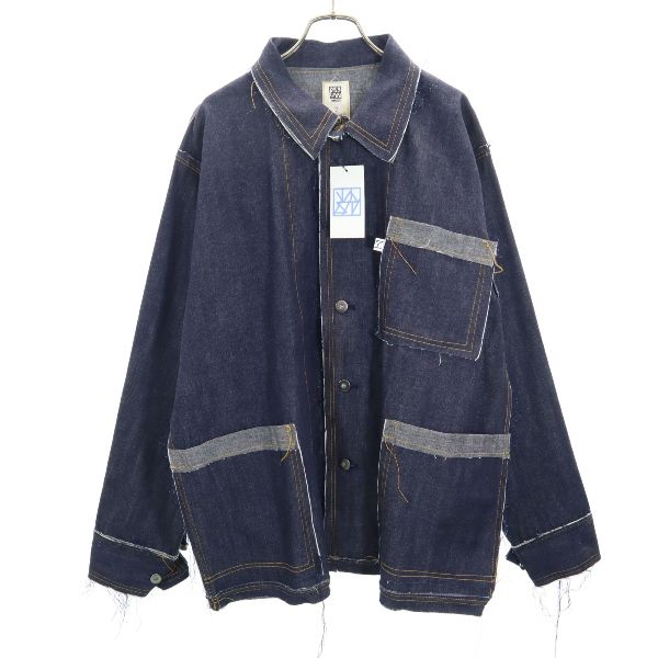 Unused VAST222 19ss Made In Japan Rigid Raw Denim Denim Jacket Setup 2 Men's Used