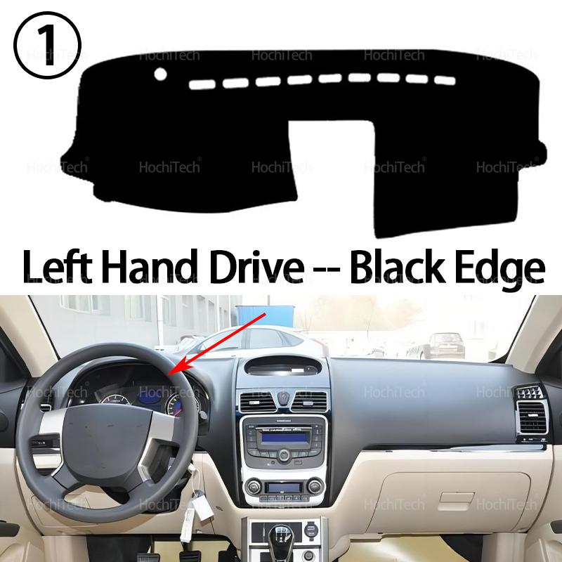 For Geely Emgrand EC7 2009-2016 Car Dashboard Cover Protective Pad Dash Board Sunshade Carpet Anti-UV Dashmat 2011 2012 2013