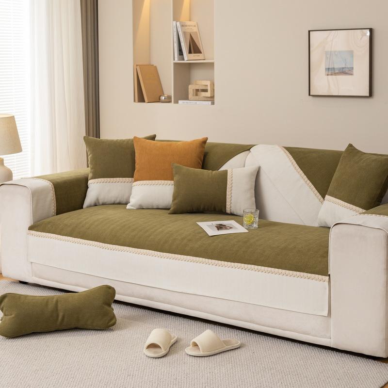 

Chenier Sofa Cushion Four Seasons Universal Non-Slip Seat Cushion New Light Luxury Modern Sofa Cover Backrest Towel 70*70cm