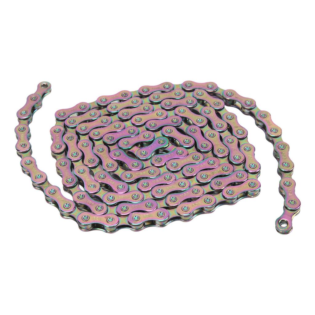 Bicycle Chain High Carbon Steel Colorful 116 Links 9 Speed Road Mountain Bike Accessories for VG