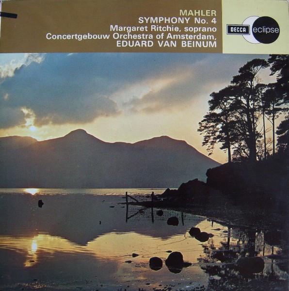 

LP Record GUSTAV MAHLER MARGARET RITCHIE Symphony No. 4 ECS618 Decca 1971 UK Classical Used