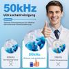 Ultrazvukový čisticí přístroj, 42000 Hz Zubní pouzdro, 4lampový UV čistič pro zubní rovnátka, Ortodontické aparátky, Zadržovací aparát, Zubní protézy, Aligner, Protetické náhrady, Šperky