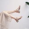Summer women's Sandals 2025 New Fashion Open toed Shoes Black sexy Roman Ladies shoes Casual hollow toe sandals Zapatos Mujer