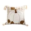 Pumpkin Maple Leaf Throw Cover for Halloween, Decorative Sofa Cushion Case, No Insert