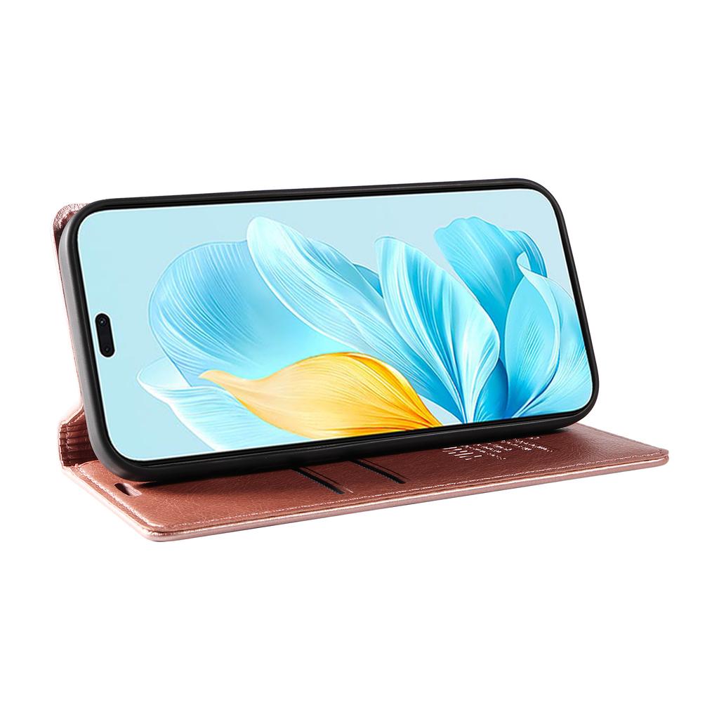 YIKATU YK-006 For Honor 200 Lite Wallet Case Litchi Texture Leather Magnetic Absorption Phone Cover