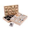 Solid Wood 12 Digit Pillow Plate Watch Bracelet Storage Display Frame - Elegant Organizer for Timepieces And Accessories
