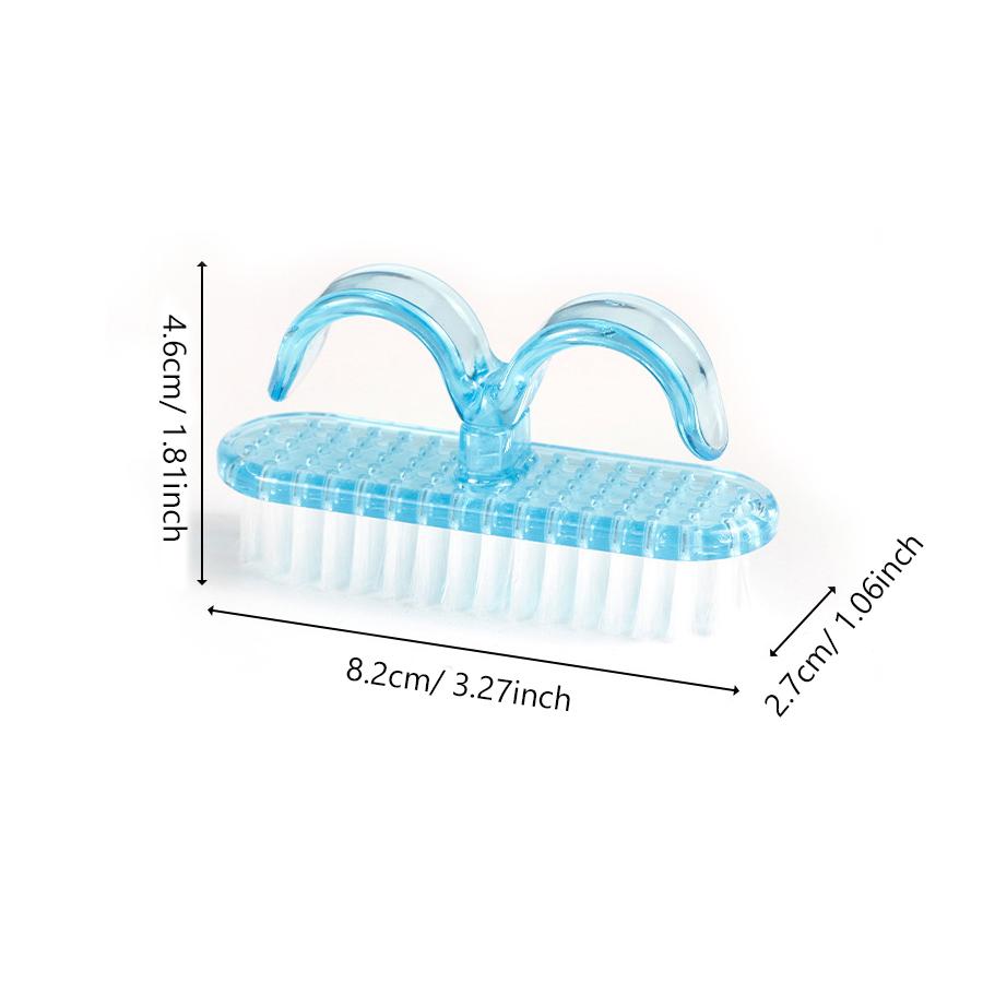 Multi-Functional Acrylic Nail Cleaning Brush, Dust Powder Removal Tool for Manicure and Nail Art