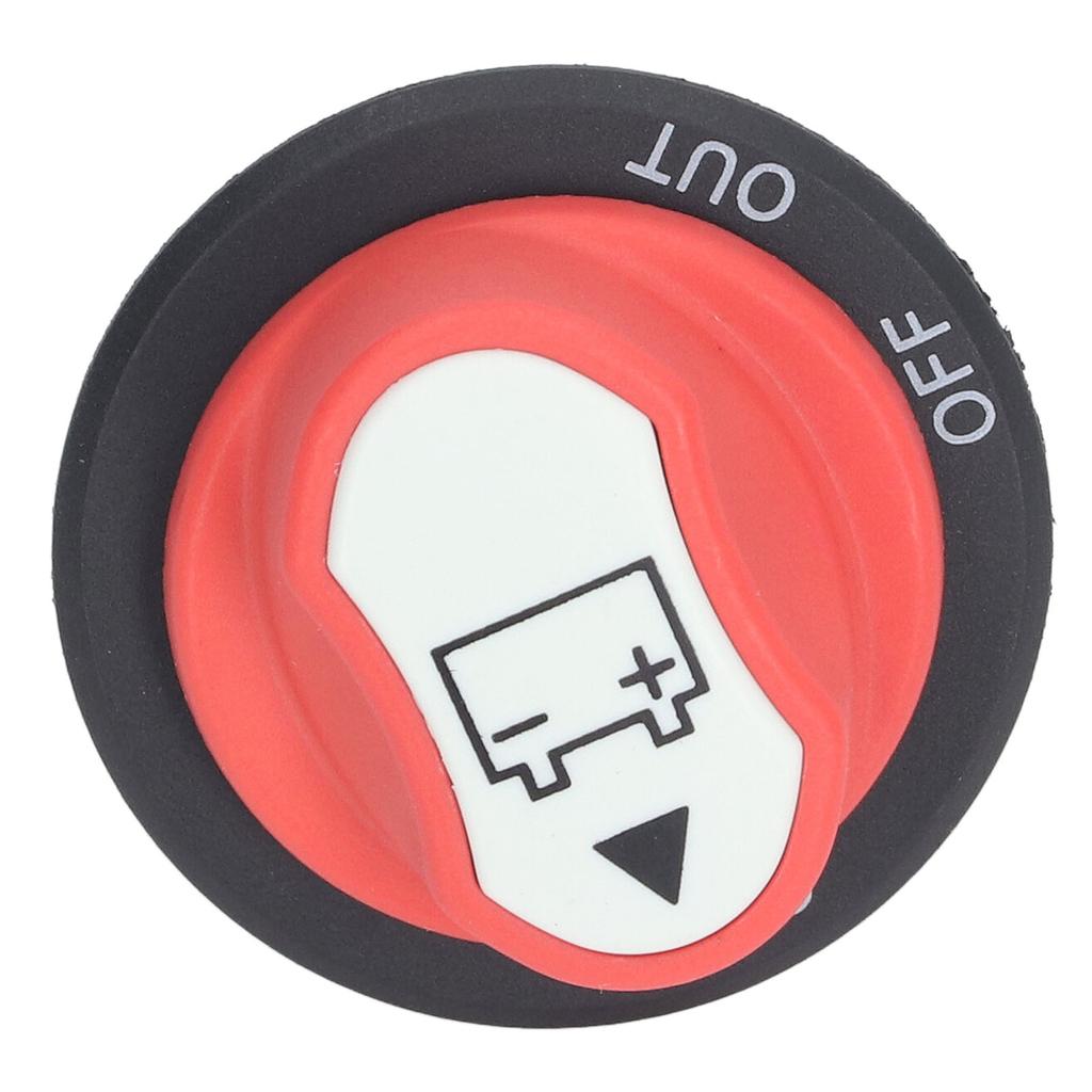 Battery Knob Switch Power Cutoff Isolator Electrical Disconnect Switch ON OFF OUT Adjustment DC50V