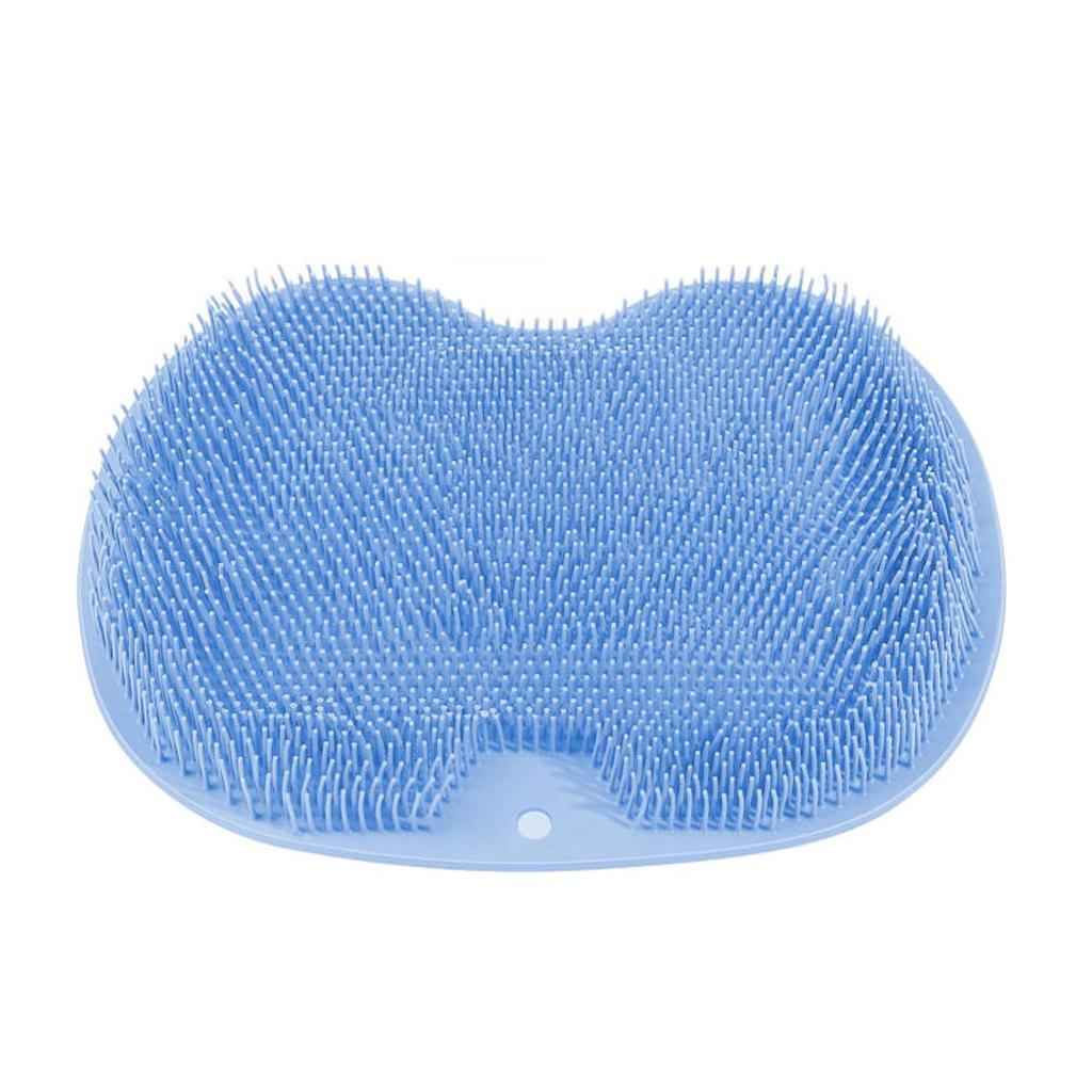 Shower Foot Scrubber, Wall Mounted Bath Massage Pad, Back Scrubber Back with Non Slip Suction Cups To Improve Circulation