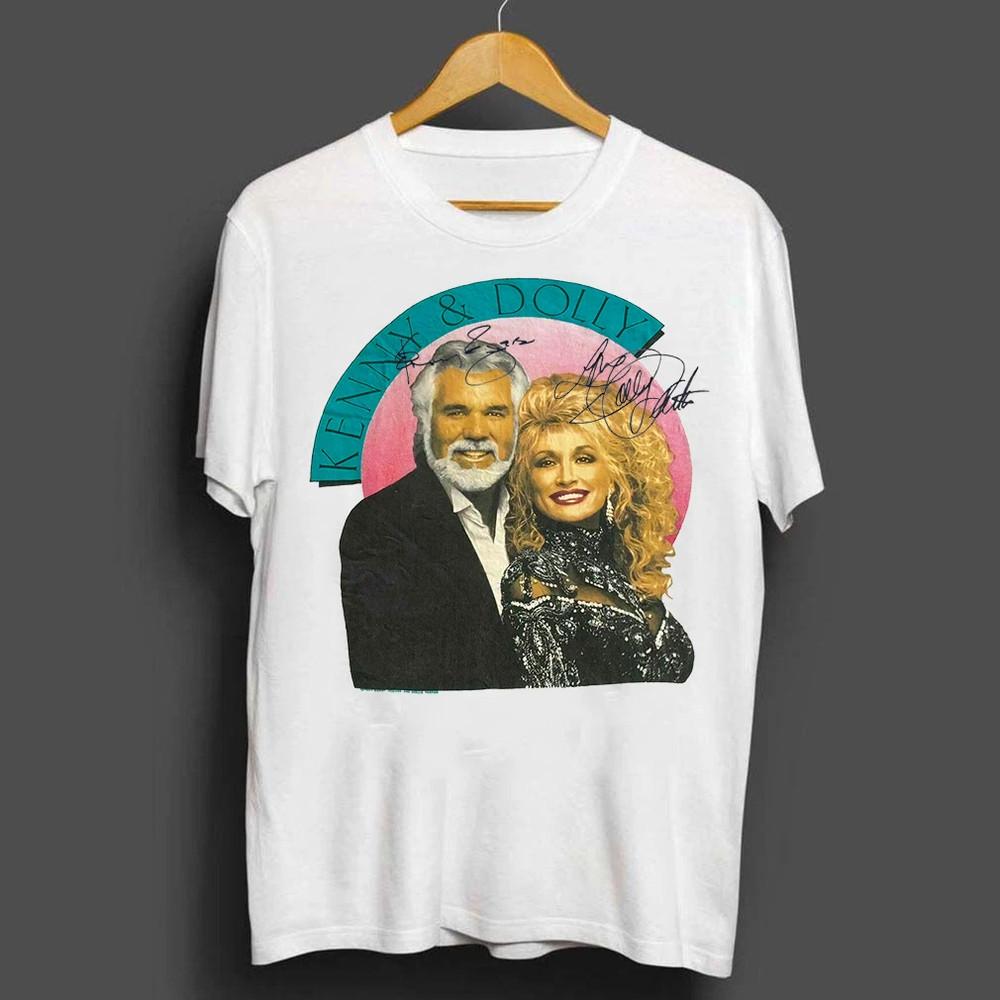Kenny Rogers signature Gift For Fan White T Shirt Full Size S-5XL Unisex T-Shirt M