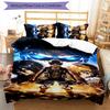 Attack on Titan 3pcs Bedding Set Duvet Cover Closure Includes 1 Duvet Cover & 2 Pillowcases for All Seasons Bedroom Home Dorm Decor
