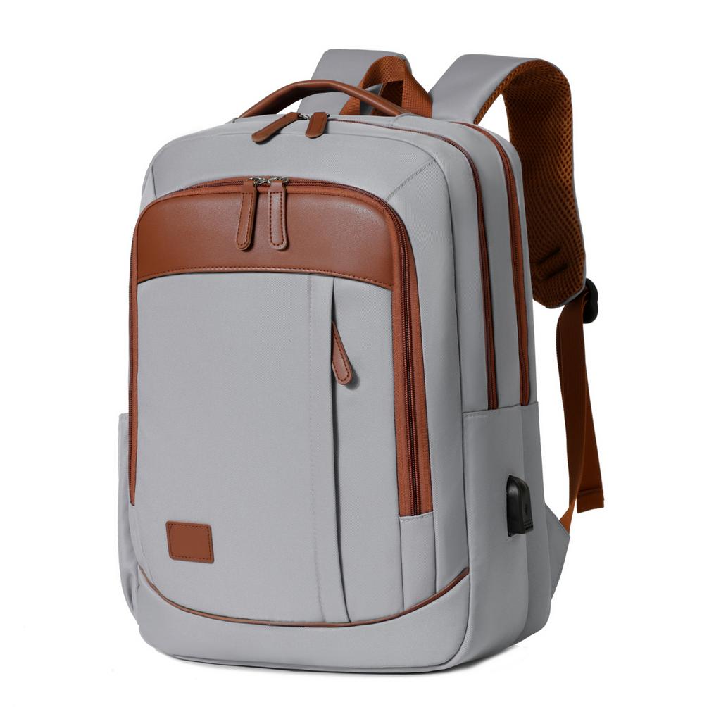 Unisex Large Capacity Laptop Backpack – Lightweight & Stylish Carry-On Bag for Business Trips & Commute