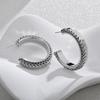 Exaggerated Scale C-Shape Hoop Earrings - Ins Style Light Luxury Statement Earrings for Women