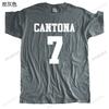 new arrived men fahsion t-shirt crew neck tees summer CANTONA 7 many color tops loose style unisex black tee-shirts euro size