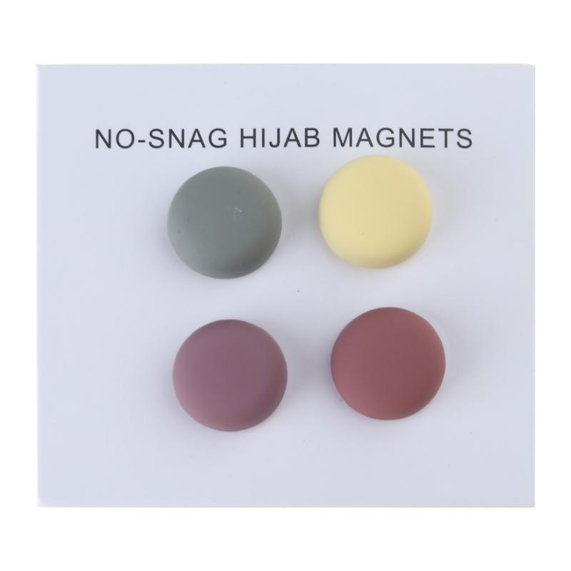 

4x безопасная брошь для хиджаба, сильный металлический магнит, зажим для хиджаба, роскошный аксессуар, булавки без отверстий, броши для мусульманского шарфа, декор для вечеринки