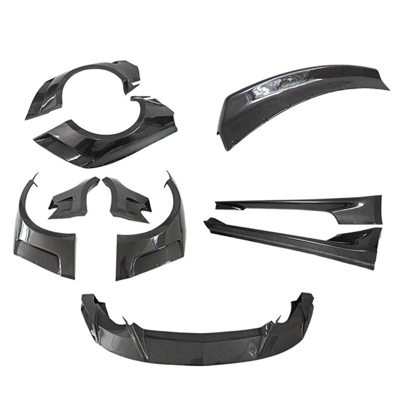 Compatible with 2015-2017 Ford Mustang: Clinched Wide Body Kit Wheel Arch Fender Spoiler.