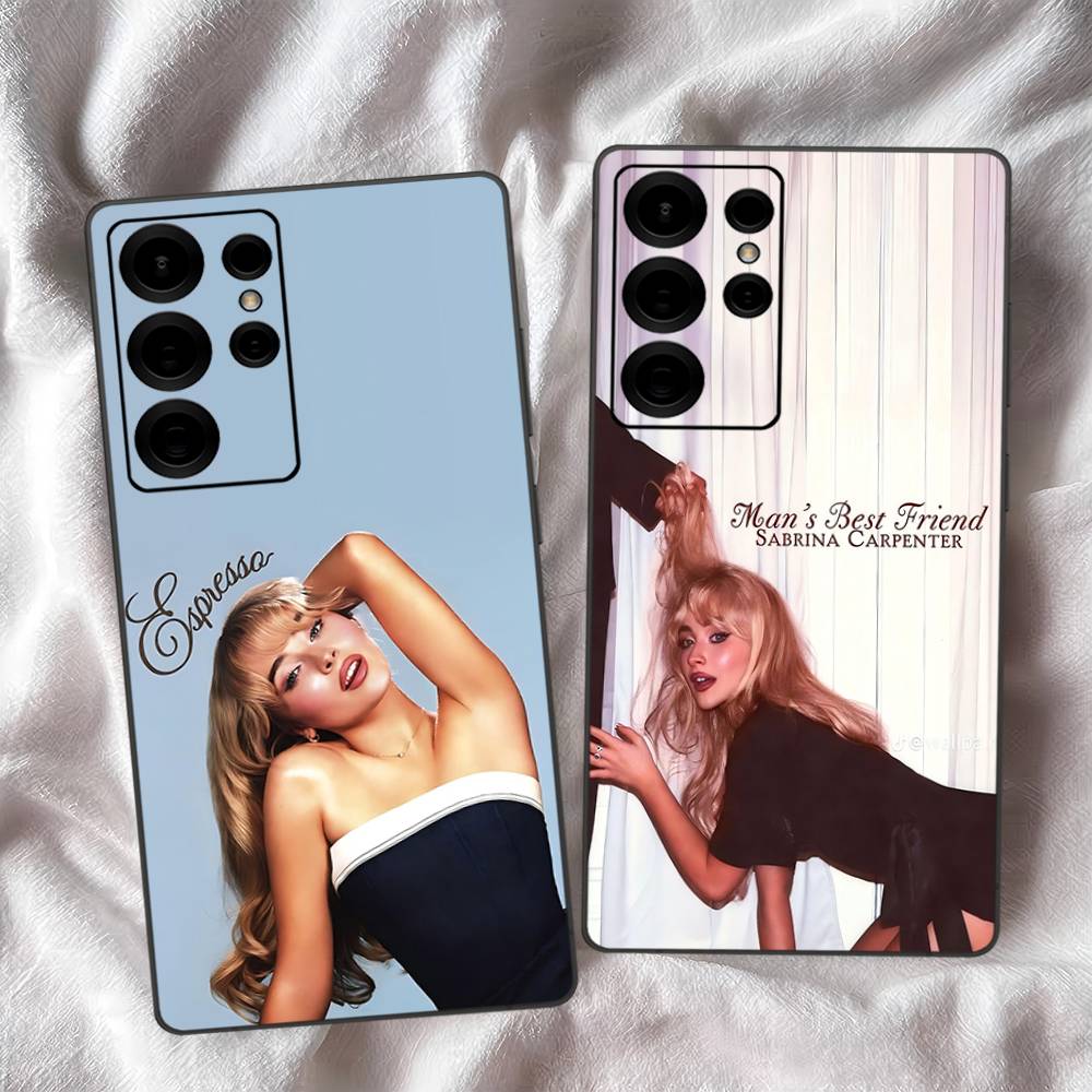 Singer S-Sabrina C-Carpenter Phone Case For Samsung S 24 fe 25 Ultra plus 20 lite 21 30 22 23 24 22 Ultra 5G Fundas