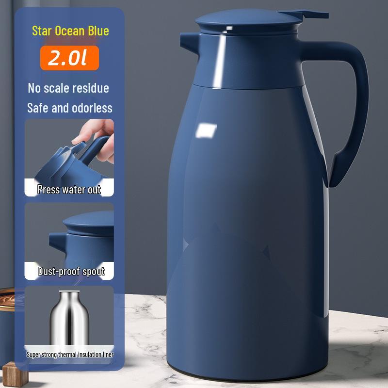 2024 Insulated Glass Thermos Flask - Large Capacity Water Kettle
