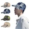 Amerikanische Flagge Camouflage Baseballkappe Outdoor Herren Verstellbar Sonnenschutz Netz Schirmmütze