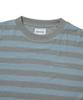 This Is Never That Mesh Striped W Crewneck Sky Blue