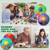 Magic Rainbow Puzzle Ball, Fidget Ball Puzzle Brain Teaser Fidget Toy Birthday Christmas Stocking Stuffers for Kids & Adults