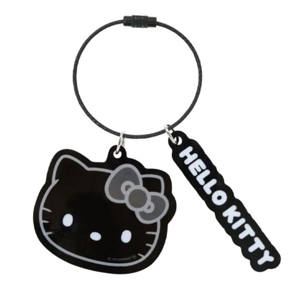 K Company Sanrio Characters (Monochrome Series) Acrylic Keychain Hello Kitty SACM-AK-KT H18 x W9.7cm