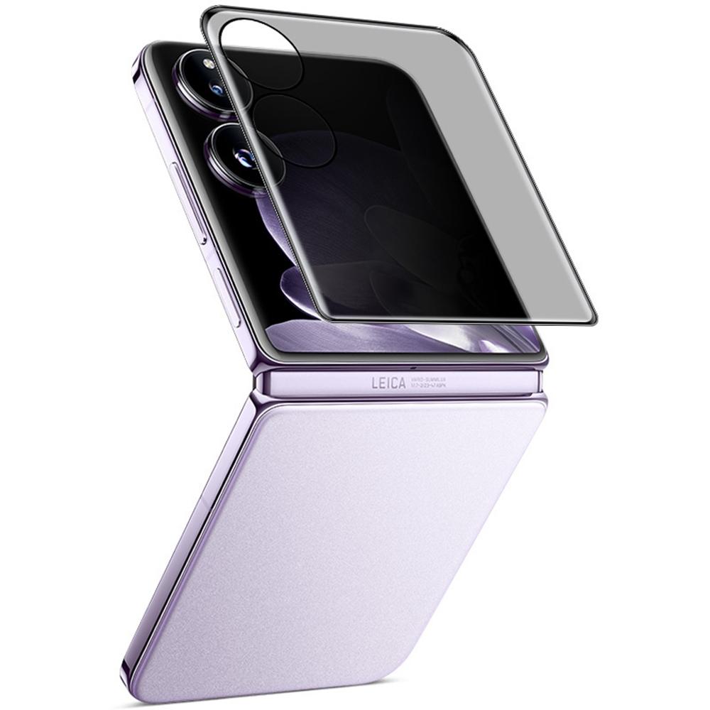 

IMAK Для Xiaomi Mix Flip 5G Загартоване скло Повний захист екрану 3D Закруглений край Захисна плівка для задньої панелі з захистом від шпигунства Type A