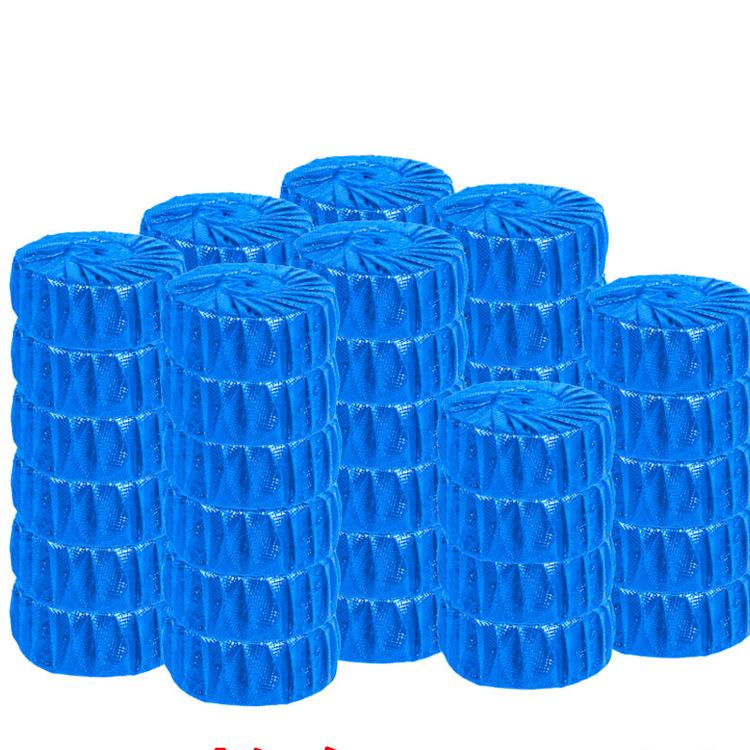 Blue Bubble Toilet Bowl Cleaner & Deodorizer - Scented Urine Scale Remover Block