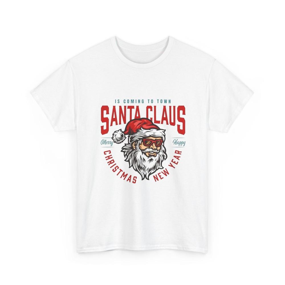 Santa Clause Merry Christmas Graphic T Shirt Unisex Heavy Cotton Tee Unisex T-Shirt M