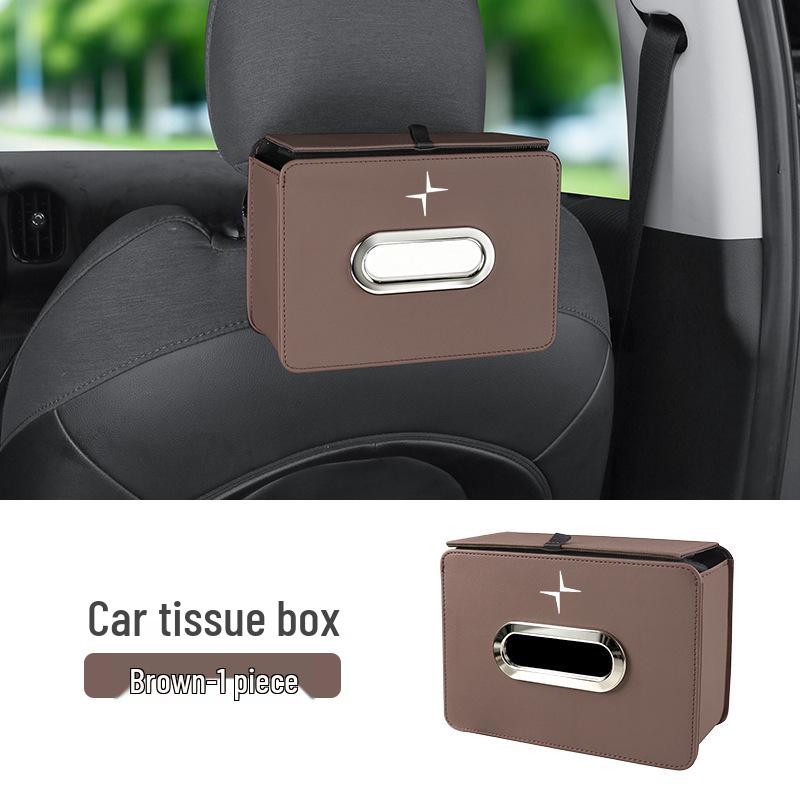 Polestar Car Tissue Box Holder & Organizer