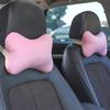 Car Winter Neck Pillow, Solid Color Simple and Convenient Headrest Cushion, Effectively Fits Your Neck, Soft and Comfortable
