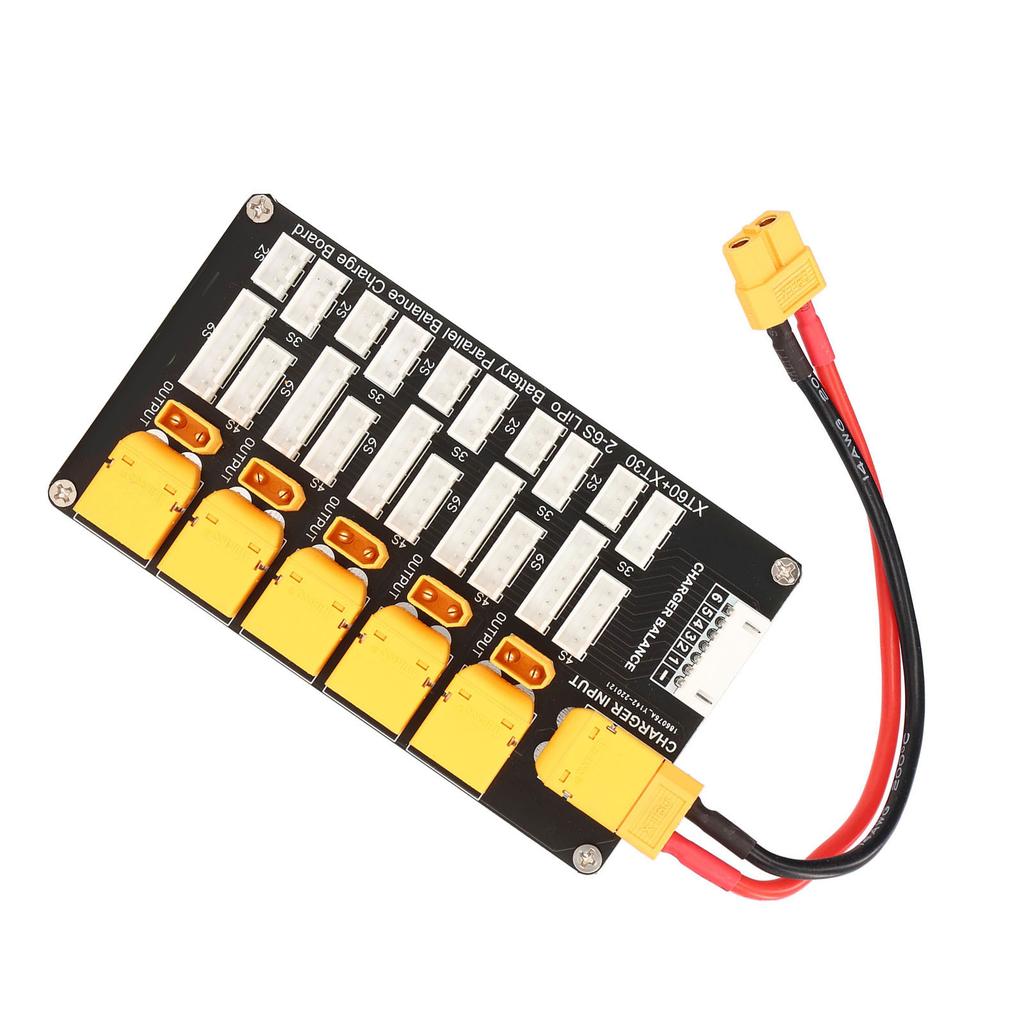   Battery Charging Board Lithium Battery Charging Board   Battery Charging Board Parallel Plug XT30 XT60 2‑6S Lithium Batteries for IMAX B6 Ch