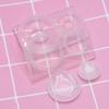 Practical Pendant Molds Plate/Bowl Shape Handmade Ornament Moulds Silicone Texture for Clay Wax and Resin Crafting